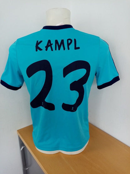 Frank Elser Fußballschule Trikot Kampl signiert  Autogramm Fußball Adidas 164