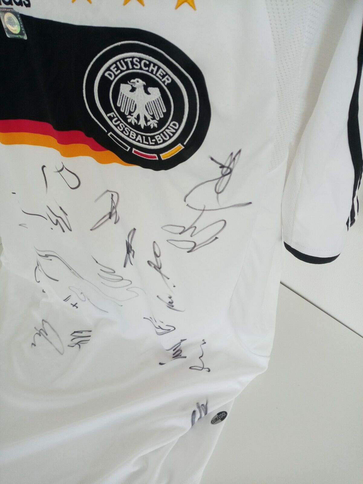 Deutschland Trikot EM 2008 Teamsigniert Autogramm Fußball DFB Adidas COA XXL