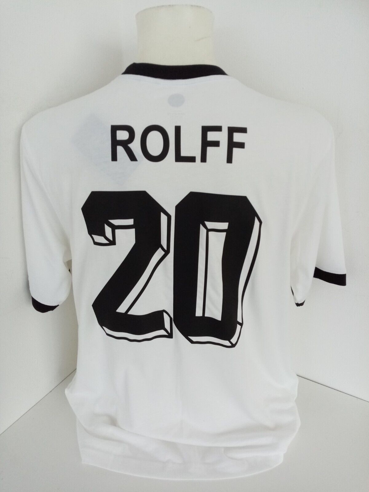 Deutschland Fantrikot Wolfgang Rolff signiert Trikot Autogramm DFB COA Fußball L