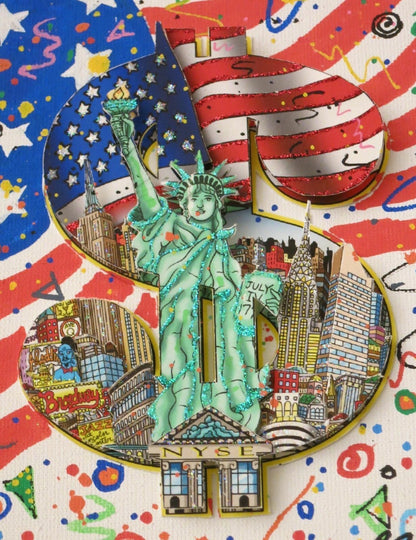 Charles Fazzino "Stars on Canvas" Unikat - Gemälde - kein Kunstdruck