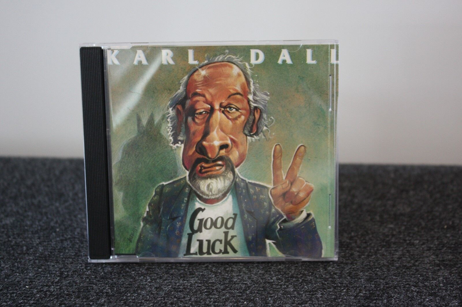 CD, Karl Dall signiert, GOOD LUCK, Musik, Autogramm, Singen, Song, Fernsehen