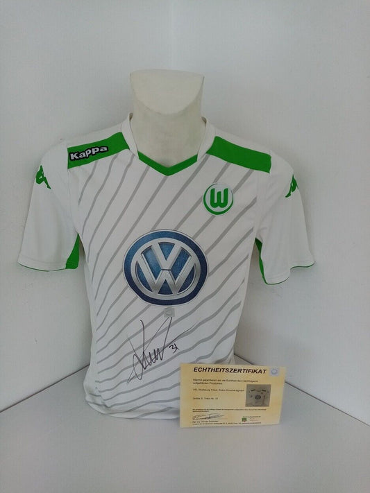 VFL Wolfsburg Trikot Knoche signiert Wölfe Fußball Bundesliga Autogramm Kappa S