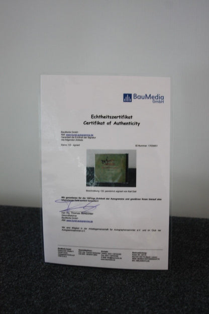 CD, Karl Dall signiert, GOOD LUCK, Musik, Autogramm, Singen, Song, Fernsehen