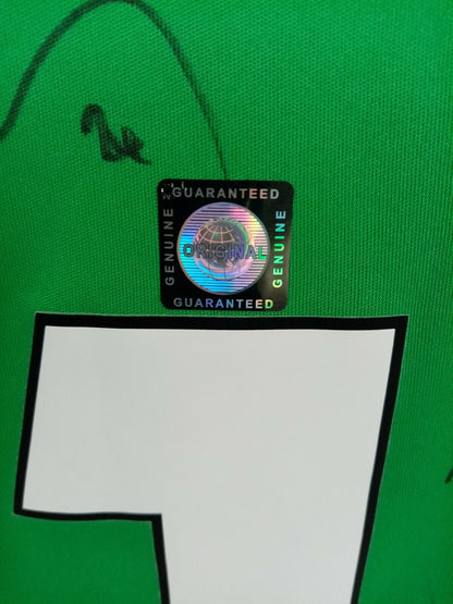 Swansea City Torwarttrikot 2017/2018 Teamsigniert England Joma Trikot Fußball L