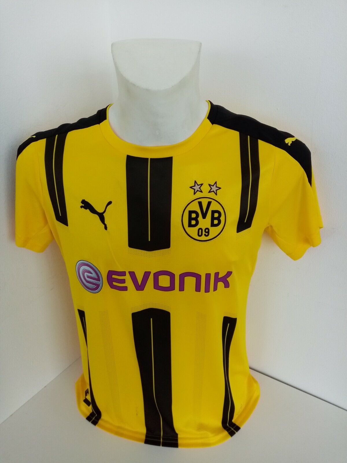 Borussia Dortmund Trikot Castro signiert BVB Autogramm Fußball Puma Damen Neu 40