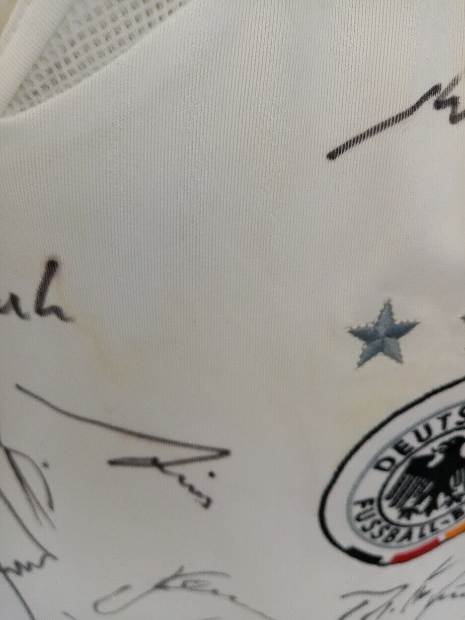 Deutschland Trikot EM 2004 Teamsigniert COA Autogramm Fußball DFB Adidas XL