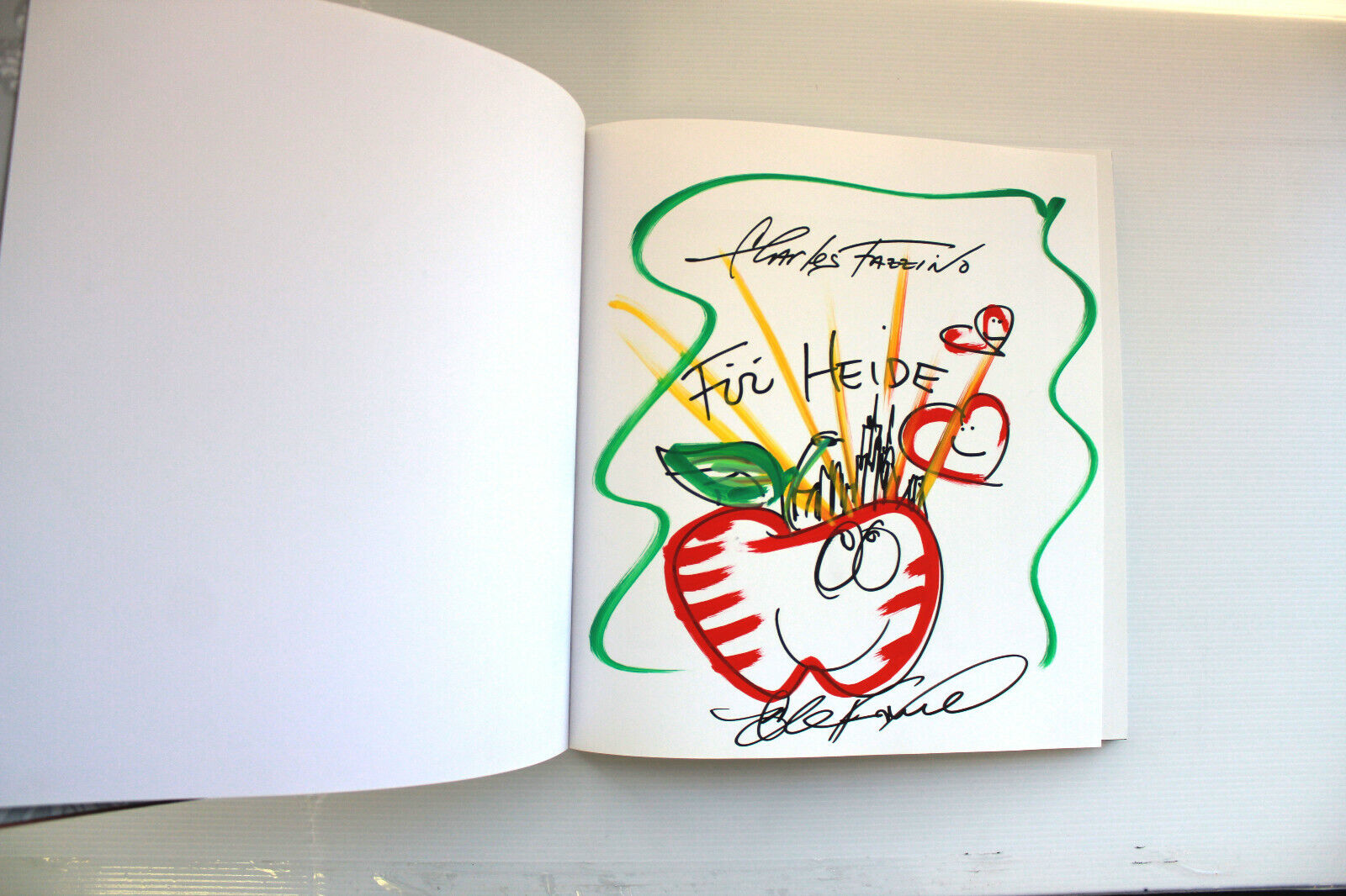 Charles Fazzino´s Buch "O Beautiful for Spacious Skies", signiert, limitiert