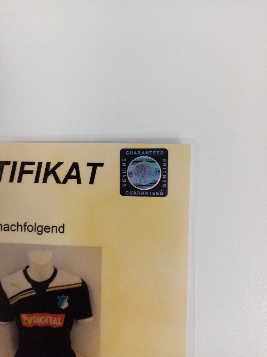 1899 Hoffenheim jersey 11/12 team signed autograph football bundesliga puma l