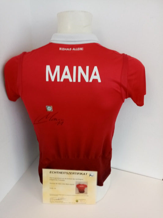 Hannover 96 jersey Linton Maina signed autograph Bundesliga football Jako 152