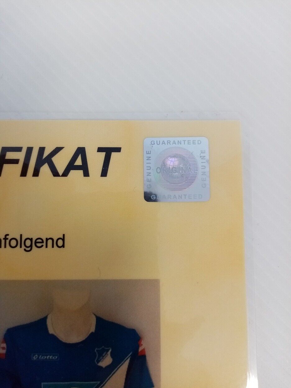 1899 Hoffenheim jersey 14/15 team signed autograph football bundesliga Lotto m