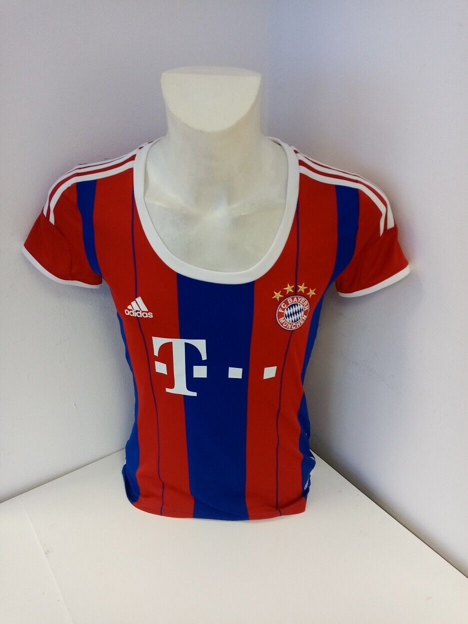 Bayern München Trikot Damen 14/15 Teamsigniert Fußball  Autogramm Adidas 38-40