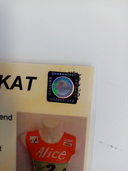 Trainingsleibchen Viola Bauer getragen und signiert Autogramm Skilanglauf Trikot