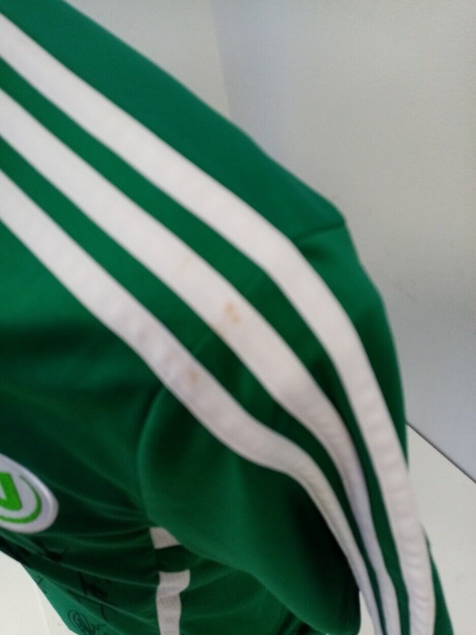 VFL Wolfsburg Trikot 2012/2013 Teamsigniert Wölfe Autogramm Adidas Bundesliga M
