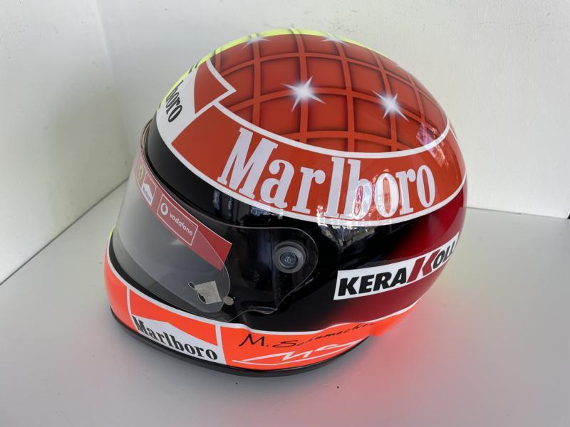 Michael Schumacher Formel 1 Helm Original Unterschrift u. Echtheitszertifikat