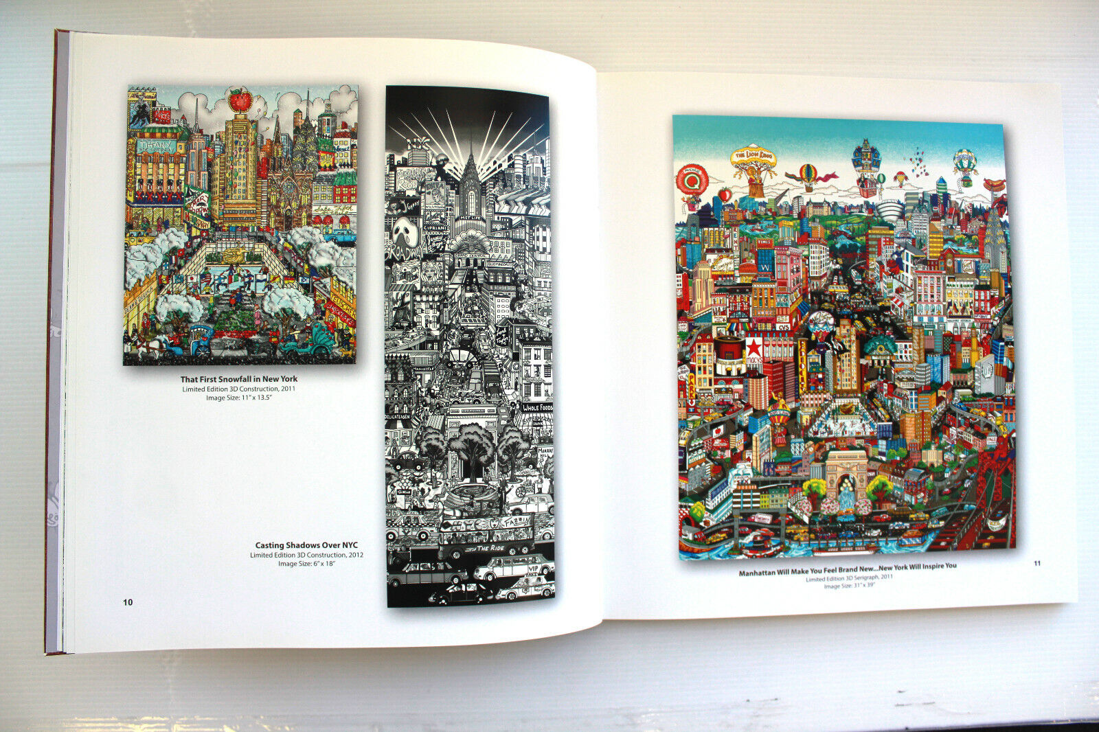 Charles Fazzino´s Buch "O Beautiful for Spacious Skies", signiert, limitiert