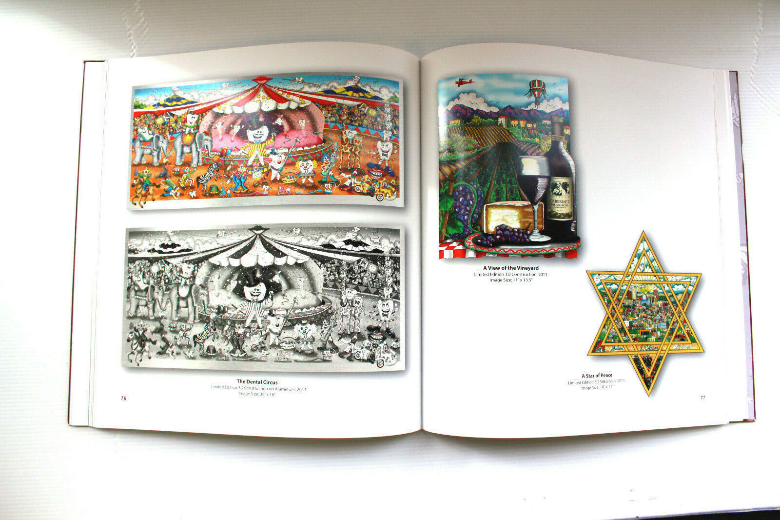 Charles Fazzino´s Buch "O Beautiful for Spacious Skies", signiert, limitiert