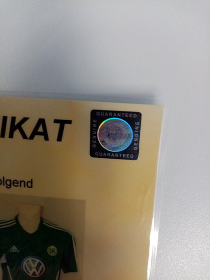 VFL Wolfsburg Trikot 2012/2013 Teamsigniert Wölfe Autogramm Adidas Bundesliga M