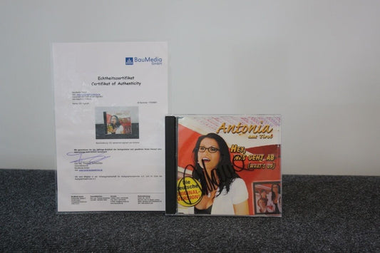 CD, Antonia signiert, Antonia aus Tirol, Hey, was geht ab, Musik, Charts, Singen