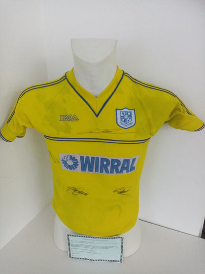 Tranmere Rovers Trikot 03/04 signiert England Autogramm Fußball XARA COA 140