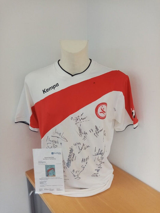 Tunesien Trikot, Teamsigniert, Handball, Autogramm, Weltmeisterschaft, Größe XL