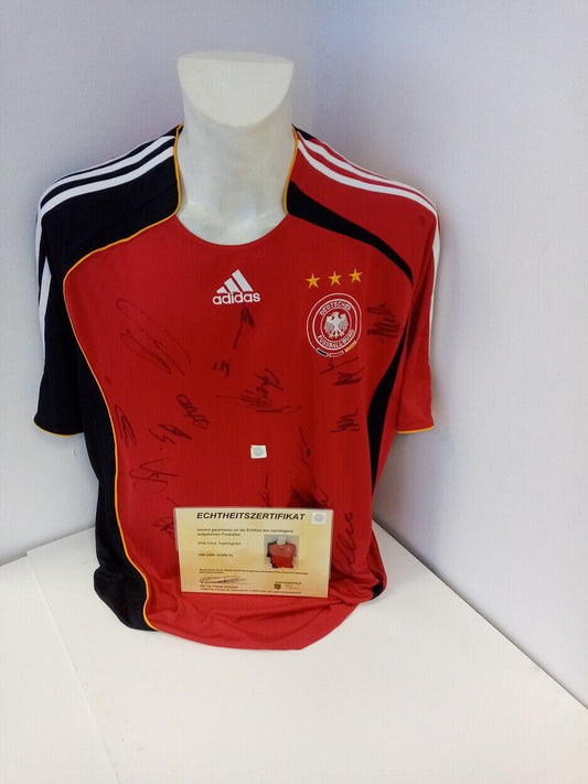 Deutschland Trikot WM 2006 Teamsigniert Autogramm Fußball DFB Adidas COA XL