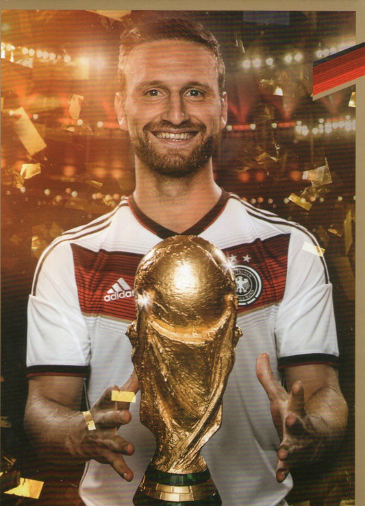 Limited, Limitierte Edition DFB Autogrammkarte! Shkodran Mustafi!! RAR!!, Gold