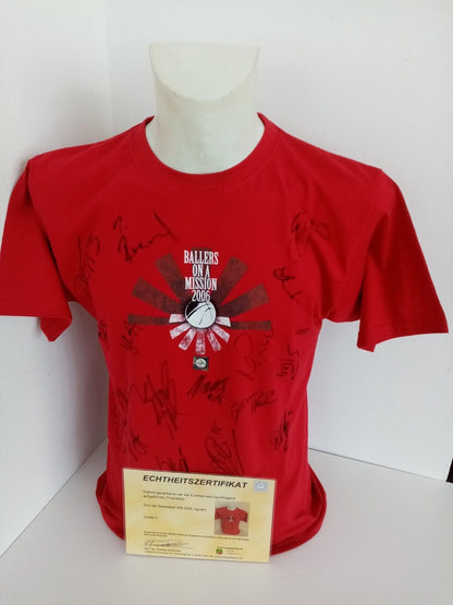 Basketball Shirt WM 2006 Teamsigniert Neu Dirk Nowitzki Deutschland DBB Trikot S