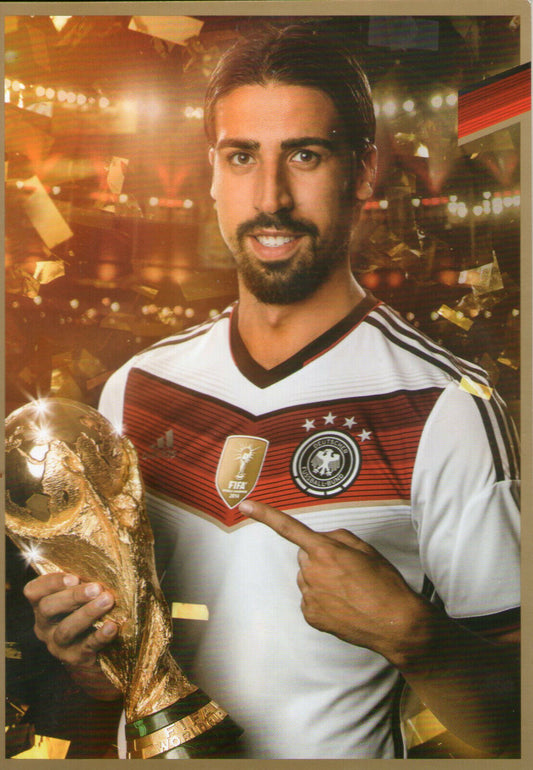 Limited, Limitierte Edition DFB Autogrammkarte! Sami Khedira!! RAR!!, Gold